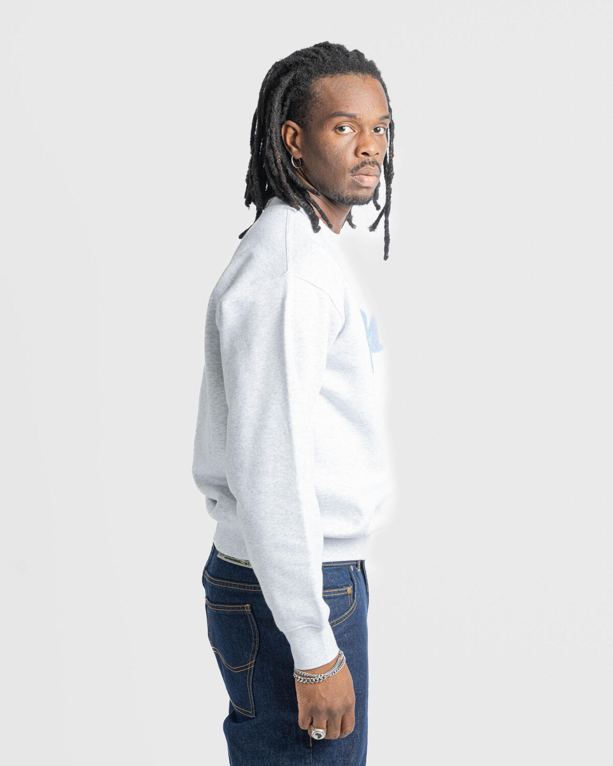 Dime College Crewneck | DIMEFA2423ASH | AFEW STORE
